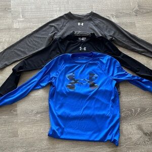 Under Armour Performance Long Sleeve Trio - Blue, Black, grey